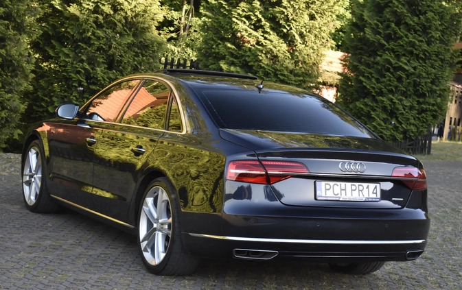 Audi A8 cena 149000 przebieg: 272000, rok produkcji 2015 z Chodzież małe 742